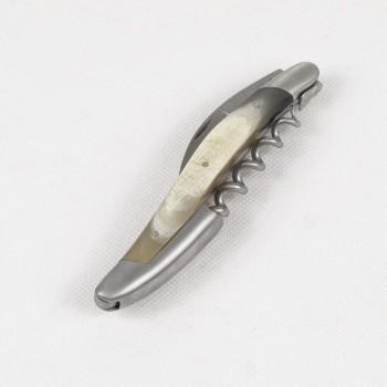 Cavatappi Corne Aubrac Corno Bianco Satinato Laguiole