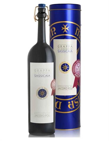 Grappa Affinata Sassicaia 0,50lt Jacopo Poli