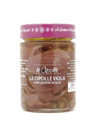 Cipolle Viola Con Capperi 0,310kg La Giardiniera di Morgan