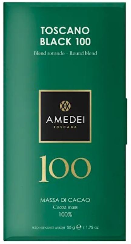 Black 100% 50gr Amedei
