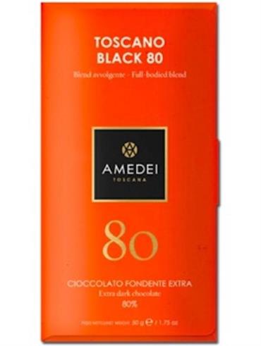 Black 80% 50gr Amedei