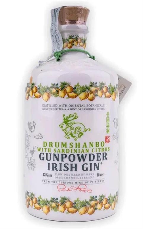 Gin Sardinian Citrus Ceramica 0,70lt Gunpowder