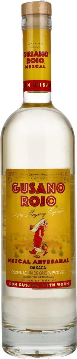 Mezcal Con Gusano 0,70lt Rojo