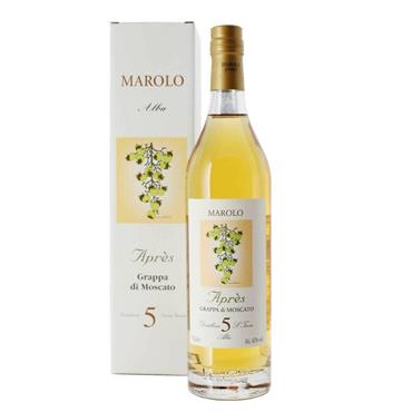 Grappa Affinata Moscato 5 Anni Apres 3,00lt Marolo